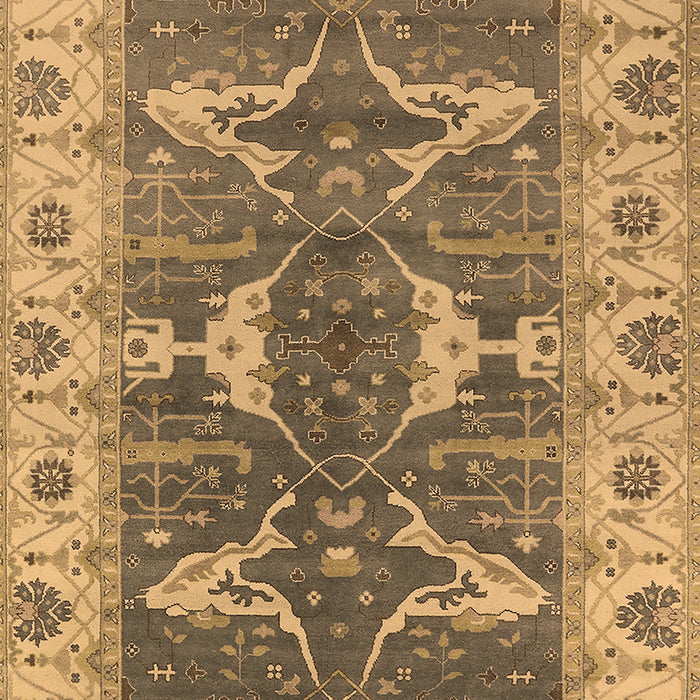Oriental Brown Industrial Rug, urb1674brn