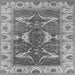 Square Oriental Gray Industrial Rug, urb1674gry