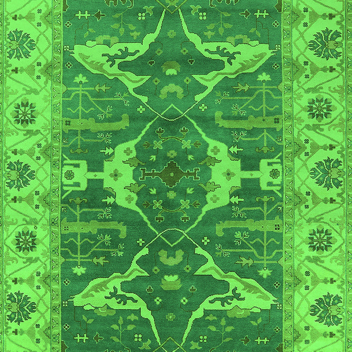 Oriental Green Industrial Rug, urb1674grn