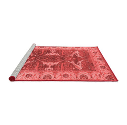 Industrial Red Washable Rugs