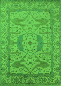 Oriental Green Industrial Rug, urb1675grn