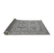 Sideview of Oriental Gray Industrial Rug, urb1675gry