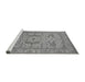 Sideview of Machine Washable Oriental Gray Industrial Rug, wshurb1675gry