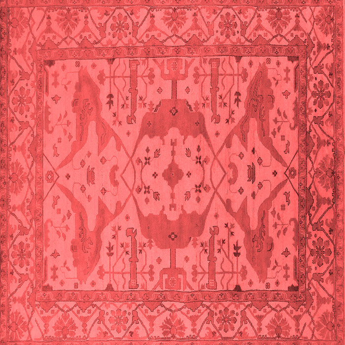 Oriental Red Industrial Rug, urb1675red