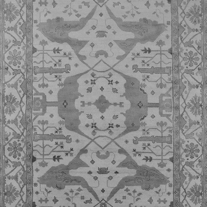 Machine Washable Oriental Gray Industrial Rug, wshurb1675gry