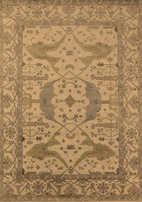 Oriental Brown Industrial Rug, urb1675brn