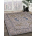 Machine Washable Industrial Modern Sandstone Brown Rug in a Family Room, wshurb1675