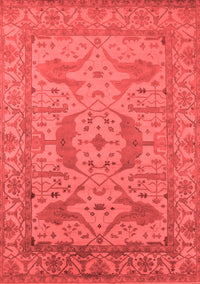 Oriental Red Industrial Rug, urb1675red