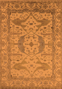 Oriental Orange Industrial Rug, urb1675org