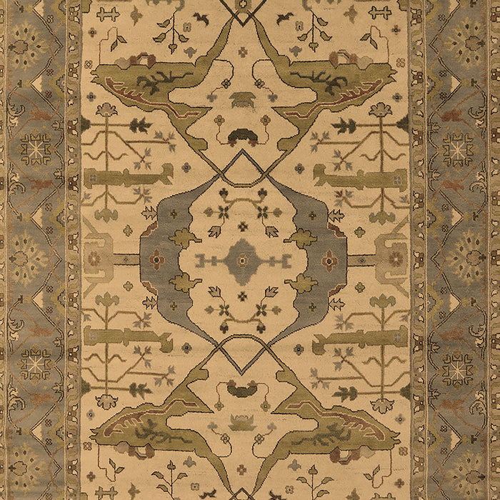 Oriental Brown Industrial Rug, urb1676brn