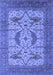 Oriental Blue Industrial Rug, urb1676blu