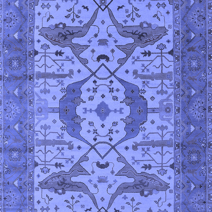 Oriental Blue Industrial Rug, urb1676blu