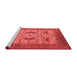 Industrial Red Washable Rugs