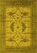 Oriental Yellow Industrial Rug, urb1676yw