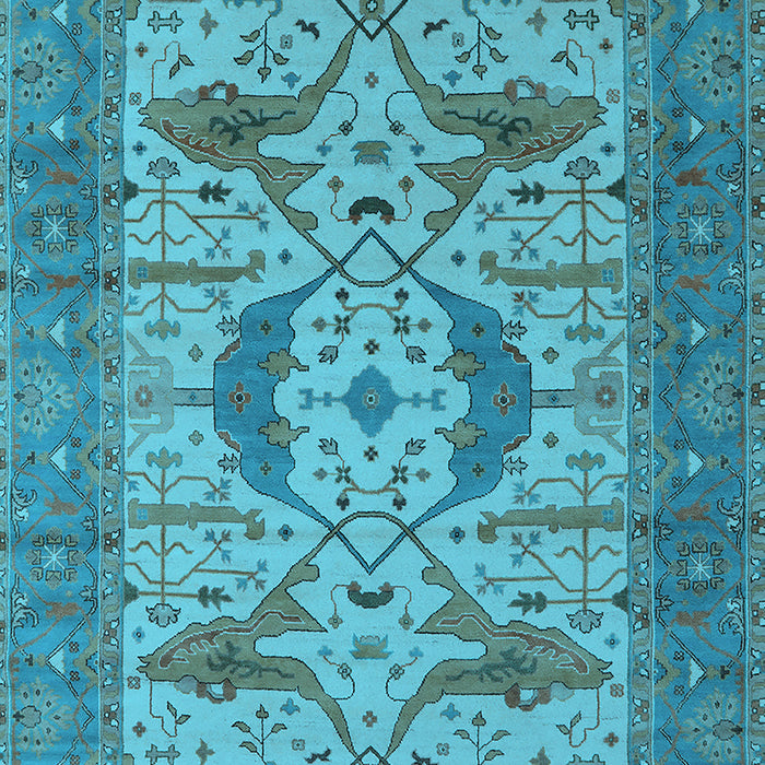 Oriental Light Blue Industrial Rug, urb1676lblu
