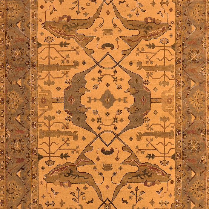 Oriental Orange Industrial Rug, urb1676org
