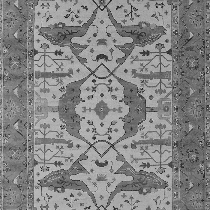 Machine Washable Oriental Gray Industrial Rug, wshurb1676gry