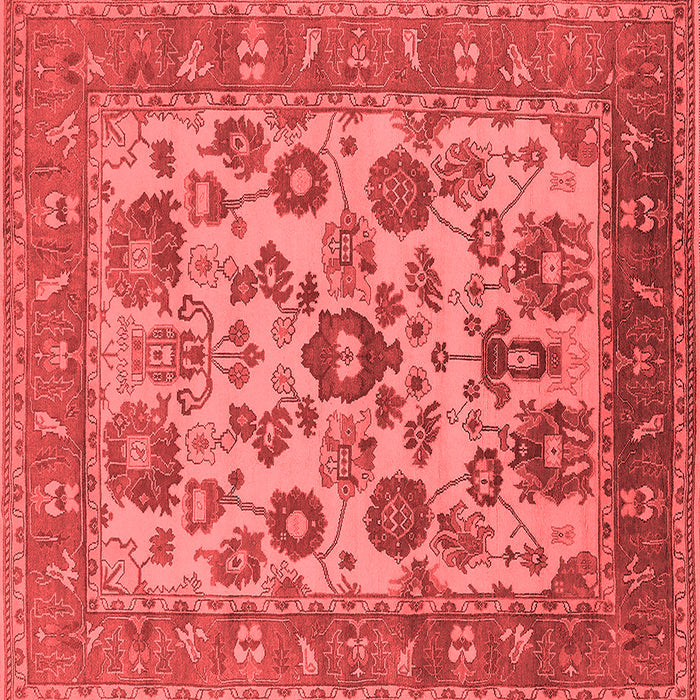 Oriental Red Industrial Rug, urb1677red