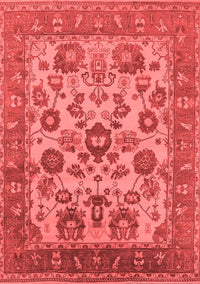 Oriental Red Industrial Rug, urb1677red