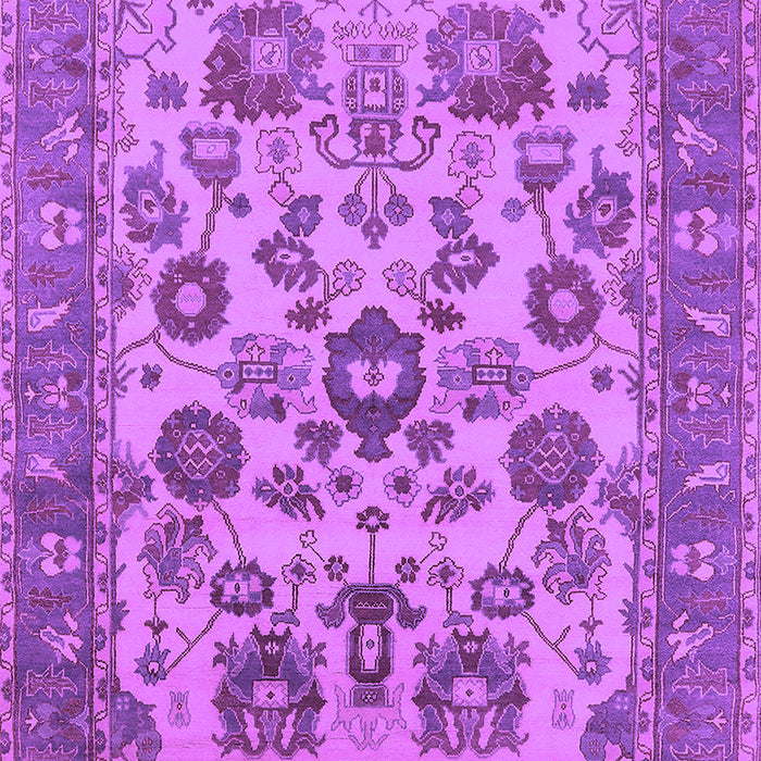 Machine Washable Oriental Purple Industrial Area Rugs, wshurb1677pur