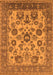 Machine Washable Oriental Orange Industrial Area Rugs, wshurb1677org