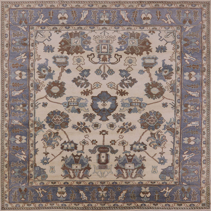 Square Machine Washable Industrial Modern Rosy-Finch Purple Rug, wshurb1677