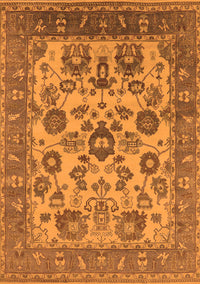 Oriental Orange Industrial Rug, urb1677org