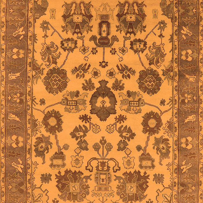 Oriental Orange Industrial Rug, urb1677org