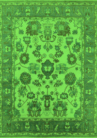 Oriental Green Industrial Rug, urb1677grn