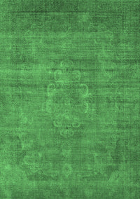 Oriental Emerald Green Industrial Rug, urb1678emgrn