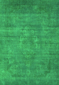 Oriental Green Industrial Rug, urb1678grn