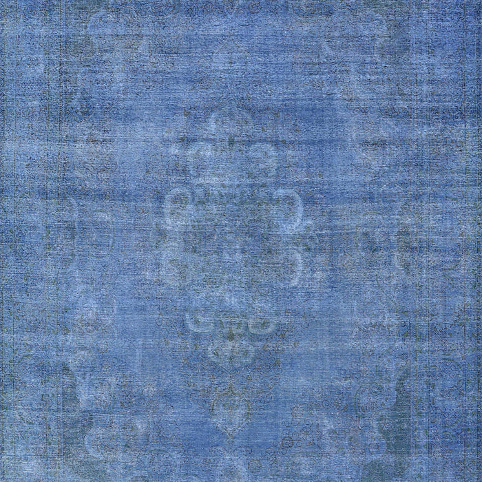 Machine Washable Industrial Modern Iceberg Blue Rug, wshurb1678