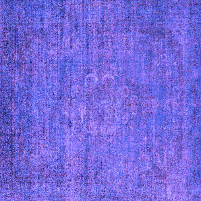 Square Oriental Purple Industrial Rug, urb1678pur