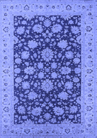 Oriental Blue Industrial Rug, urb1679blu