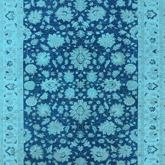 Oriental Light Blue Industrial Rug, urb1679lblu