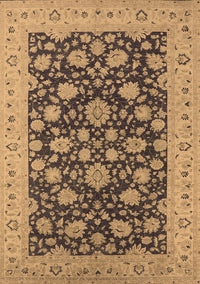 Oriental Brown Industrial Rug, urb1679brn