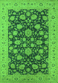 Oriental Green Industrial Rug, urb1679grn