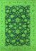 Oriental Green Industrial Rug, urb1679grn