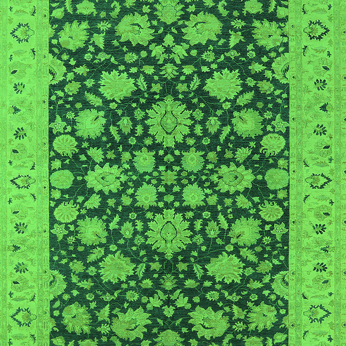 Oriental Green Industrial Rug, urb1679grn