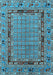 Oriental Light Blue Industrial Rug, urb1680lblu