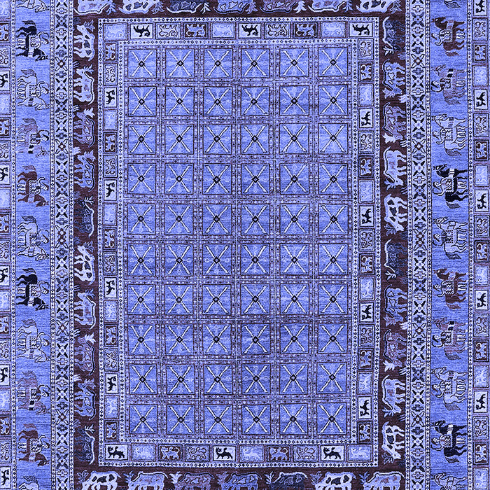Oriental Blue Industrial Rug, urb1680blu