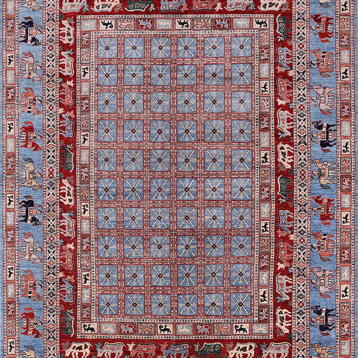 Mid-Century Modern Dark Gray Oriental Rug, urb1680