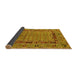 Sideview of Oriental Yellow Industrial Rug, urb1680yw