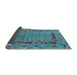 Sideview of Oriental Light Blue Industrial Rug, urb1680lblu