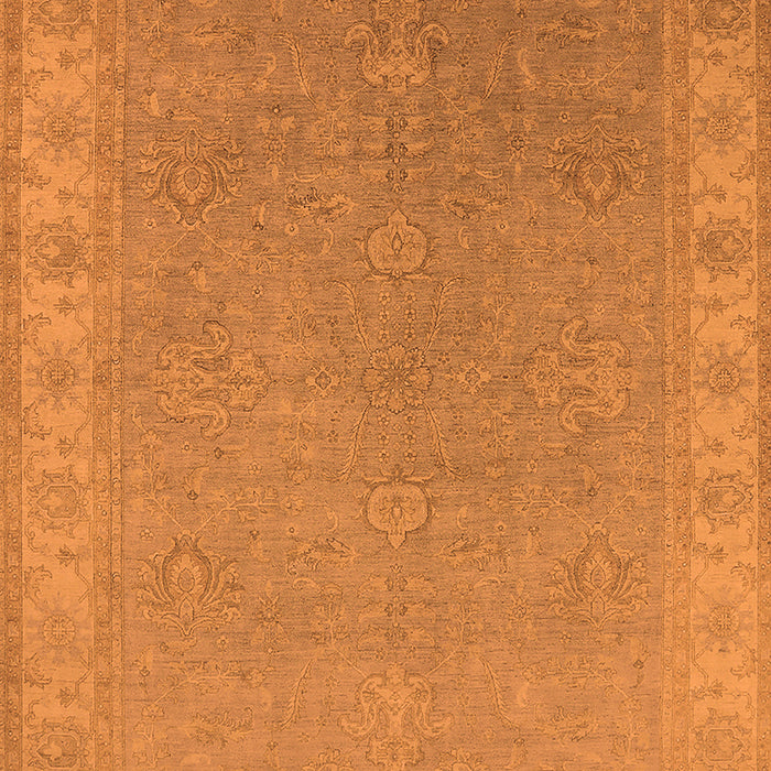 Machine Washable Oriental Orange Industrial Area Rugs, wshurb1681org