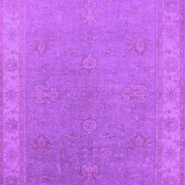 Machine Washable Oriental Purple Industrial Area Rugs, wshurb1681pur