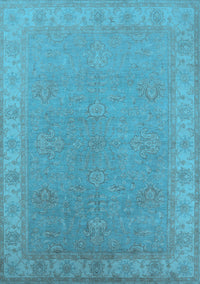 Oriental Light Blue Industrial Rug, urb1681lblu