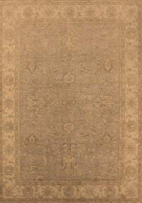 Oriental Brown Industrial Rug, urb1681brn