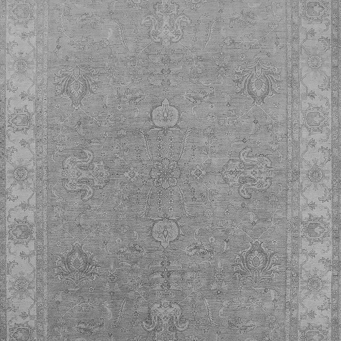 Machine Washable Oriental Gray Industrial Rug, wshurb1681gry