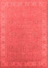 Oriental Red Industrial Rug, urb1681red